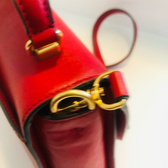 ❤️SOLD❤️Tory Burch Juliette Small Top Handle Satchel Red - Picture 8 of 15